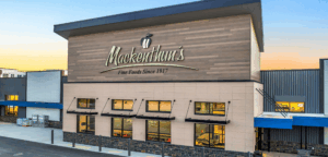 Mackenthun’s Fine Food storefront, grocery store with over-the-counter deli service